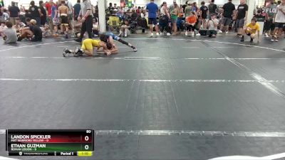 80 lbs Round 3 (6 Team) - Ethan Guzman, Roman Legion vs Landon Spickler, Mat Warriors Yellow