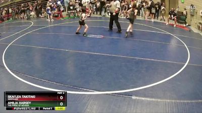 70 lbs Semifinal - Amilia Harsey, The Pride Of Nevada vs Skai`Lea Takitaki, WESTLAKE