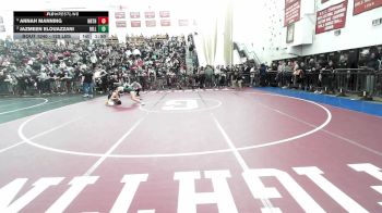 120 lbs Quarterfinal - Annah Manning, Northbridge vs Jazmeen Elouazzani, Billerica