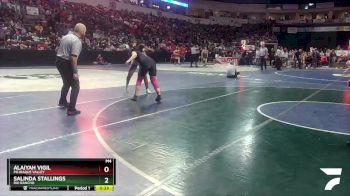 Girls 152 lbs Cons. Round 1 - Alaiyah Vigil, Pojoaque Valley vs Salinda Stallings, Rio Rancho