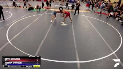 150 lbs Cons. Round 2 - Devin Johnson, WI vs Joshua Knutson, MN