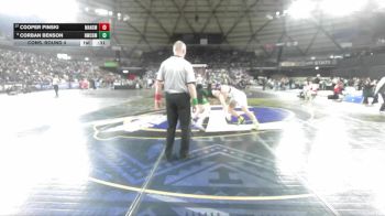 Boys 1B/2B 175 Cons. Round 4 - Cooper Pinski, Manson vs Corban Benson, Northwest Christian (Colbert)