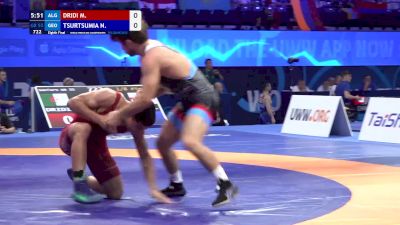 55 kg 1/8 Final - Mohamed Yacine Dridi, Algeria vs Nugzari Tsurtsumia, Georgia
