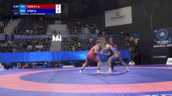 92 kg 1/4 Final - Aiden Cash COOLEY, United States vs Gabriel Eduardo STAN, Romania