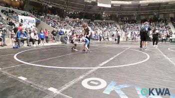 49 lbs Consi Of 16 #2 - Jackson Rosholt, Piedmont vs Briggs Cole, Weatherford Youth Wrestling
