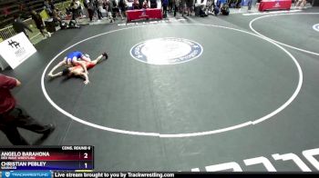 170 lbs Cons. Round 6 - Angelo Barahona, Red Wave Wrestling vs Christian Pebley, Warhead