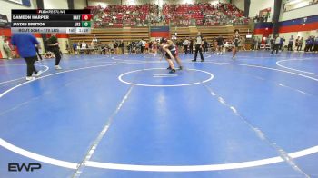 170 lbs Rr Rnd 2 - Dameon Harper, Bartlesville Junior High vs Jaydin Britton, Jenks