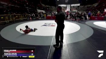 49 lbs Cons. Round 3 - Noah Aguirre, California vs Marcos Aviles, Legion Wrestling Club