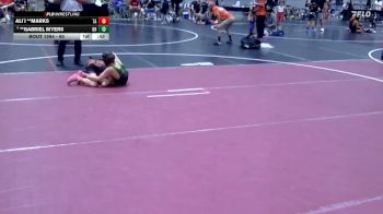 60 lbs Cons. Semi - Ali`i **Marks, Team Aggression vs **Gabriel Myers, Shootbox Wreslting Club