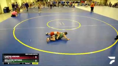 93 lbs Finals (8 Team) - Carter Kremer, Rocori vs Benjamin Nething, Paynesville