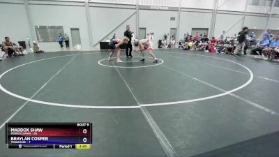 150 lbs Quarters & 1st Wb (16 Team) - Maddox Shaw, Pennsylvania vs Braylan Cosper, Tennessee