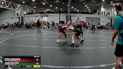 126 lbs Round 6 (8 Team) - Gabe Ballard, Grit Mat Club vs Jake Schiavone, Mat Assassins White