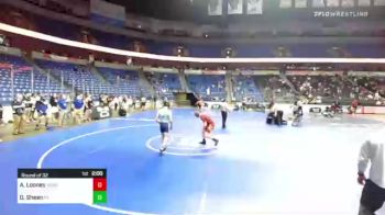 126 lbs Round Of 32 - Andre Looney, New England vs Daniel Sheen, Pennsylvania