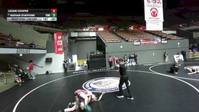 126 lbs 5th Place Match - Logan Cooper vs Nathan Stafford, Team Selma Wrestling Club