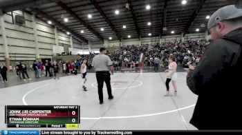 105 lbs Quarterfinal - John( J.r) Carpenter, Zion Thunder Wrestling Club vs Ethan Bonham, Timpanogos Wrestling