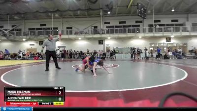 87 lbs Cons. Round 4 - Mark Hileman, Contenders Wrestling Academy vs Alden Walker, Maurer Coughlin Wrestling Club