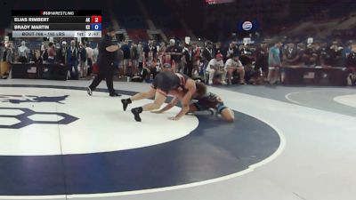 165 lbs Cons. Sub-rd Of 64 - Elias Rimbert, Alaska vs Brady Martin, Kansas