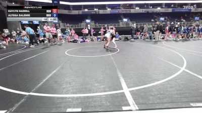 122 lbs Semifinal - Kaylyn Harrill, Nebraska Wrestling Academy vs Alyssa Salemie, Rogue