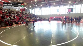165 lbs Quarterfinal - Sergio Nathan, El Paso Bel Air vs Christian Leyva, El Paso Austin
