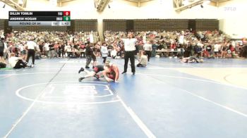 110-I lbs Round Of 64 - Dillin Tomlin, Paulsboro vs Andrew Hogan, Upper Moreland
