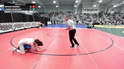 120 lbs Round Of 32 - Bryson Drennen, GA vs Cassen Correggio, NJ