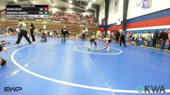 73 lbs Consi Of 8 #2 - Wyatt Holtz, Coweta Tiger Wrestling vs Grayson Varnell, Team Tulsa Wrestling Club
