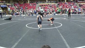 49 lbs Cons. Round 3 - Kaiyd Reust, CYWC vs Grant English, Smoky Valley Wrestling Club