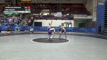 157 lbs Quarterfinal - Peter Hollingshead, Luther vs Eric Kinkaid, Loras