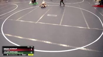 130 lbs Semifinal - Caleb Whitlock, Rogers Area Youth Wrestling Club vs Brody Schraut, Minnesota