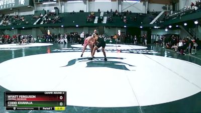 184 lbs Cons. Round 3 - Wyatt Ferguson, Central Michigan vs Codei Khawaja, Michigan