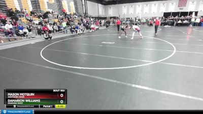 132 lbs Cons. Round 4 - Damarion Williams, Oshkosh West vs Mason Motquin, Southern Door