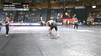 285 lbs Quarterfinal - Brady Colbert, Army vs Lucas Cochran, Penn State