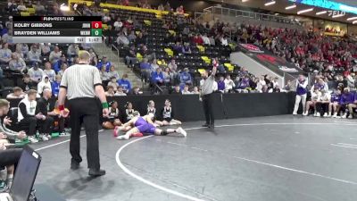 215 lbs Quarterfinal - Brayden Williams, Waukee Northwest vs Kolby Gibbons, Johnston