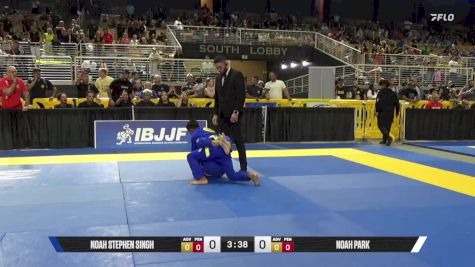 Noah Stephen Singh vs Noah Park 2025 Pan Kids Jiu-Jitsu IBJJF Championship