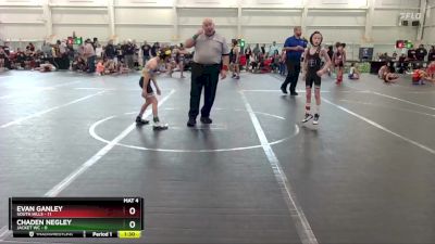 56 lbs Round 2 (6 Team) - Evan Ganley, South Hills vs Chaden Negley, Jacket WC