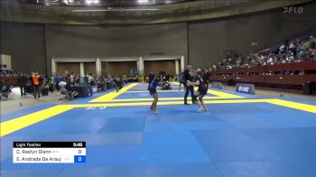 Cadence Raelyn Glann vs Eduarda Andrade De Araujo 2024 Pan IBJJF Jiu-Jitsu No-Gi Championship