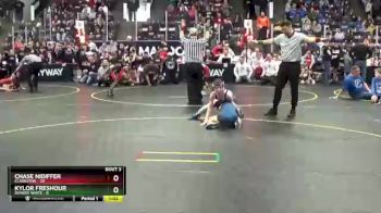 72 lbs Round 2 (4 Team) - Chase Nidiffer, Clarkston vs Kylor Freshour, Dundee White