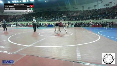 128 lbs Round Of 32 - Clay Newby, Ardmore Junior High vs Tyler Dawes, Cleveland