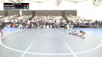 125-J lbs Consi Of 8 #2 - Franco Liscio, F.L.O.W. vs Brayden Longo, Green Machine
