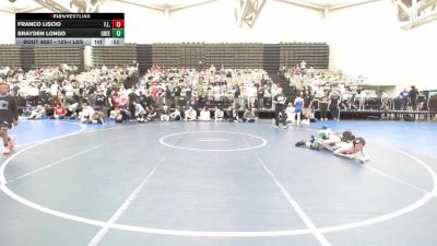 125-J lbs Consi Of 8 #2 - Franco Liscio, F.L.O.W. vs Brayden Longo, Green Machine