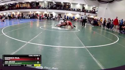 149 Freshman/Soph Cons. Round 3 - Dominick Paul, Wabash vs Ian Drake, Ohio Wesleyan University