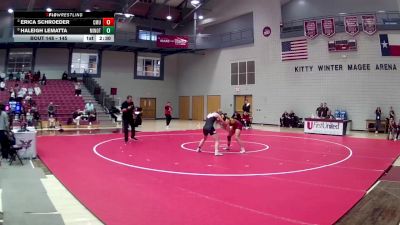 145 lbs Semifinal - Haleigh Lematta, Minot State vs Erica Schroeder, Colorado Mesa University