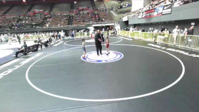 67 lbs Semis - Nixon Bentley, Driller Wrestling Club vs Ezequiel Gutierrez, Red Wave Wrestling