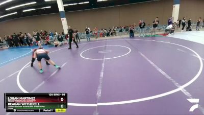 98 lbs 5th Place Match - Reagan Wetherell, Cornerstone Warriors Wrestling Club vs Logan Martinez, Texas Wrestling Academy