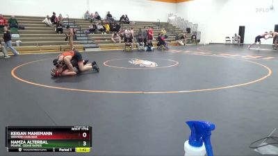 165-166 lbs Round 5 - Keigan Manemann, Western Dubuque vs Hamza Alterbal, Prairie, Cedar Rapids