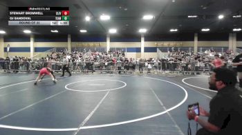 126 lbs Round Of 32 - Stewart Bromwell, Cleveland HS vs Oj Sandoval, Team Credo