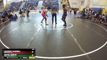 150 lbs Quarters & Wb (16 Team) - Ismael Robles, SOWA / HWC BLACK vs LeAndre Campbell, Braves WC