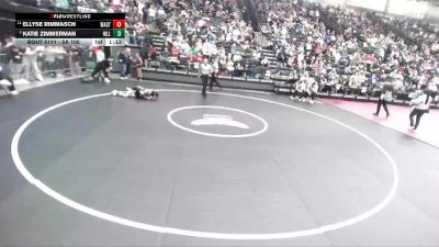 5A 100 lbs Quarterfinal - Katie Zimmerman, Hillcrest vs Ellyse Rimmasch, Wasatch