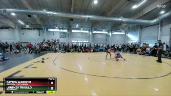 113 lbs Cons. Round 2 - Dayton Albrecht, Fountain - Fort Carson vs Lorenzo Trujillo, Holy Family