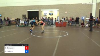 54 kg Round Of 16 - Shayla Gallegos, Team Colorado vs Alana Lopez, Team Missouri